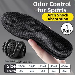 LINGMIAO | Shock Absorption Arch Support Sweat Absorption Breathable Deodorizing Sports Insoles