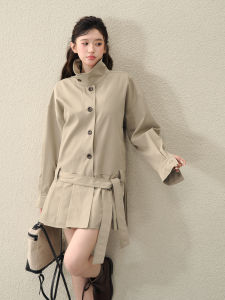 Áo Khoác Trench Đai Nịt Thời Trang Mùa Thu