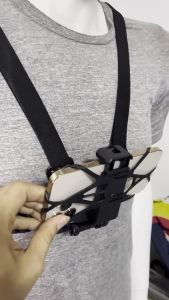 [COD] Paket Khusus Motovlog Chest Strap HP Dada Smartphone 5pcs Full Set GoPro Hero Xiaomi BPro Action Cam Tali Strap Dudukan Dada Vlog HP