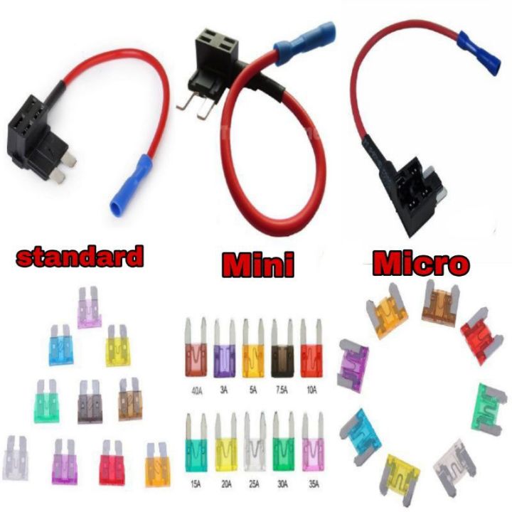 Fuse Addacircuit TAP Mini / micro / standard Blade Fuses Auto Car Truck Assortment Fuse Kit
