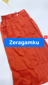 ZERAGAMKU Seragam Sekolah Rok SD Merah Panjang Bahan Elemen