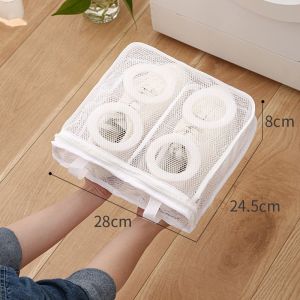 Washing And Drying Integrated Shoe Bag Home Use Thickened Net Bag for Washing Machine Specialized Storage Organizer by AY