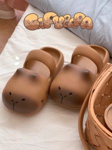 Dép Đi Trong Nhà Capybara Half-Slipper Mùa Hè Cho Nữ Đi Ngoài Trời Dép Xỏ Ngón Chống Trượt Trong Nhà Dép Đi Trong Nhà