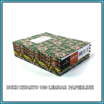 1 Pak Buku kwarto Paperline 100 Lembar Isi 5 Pcs Buku