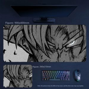 Bandai | Boys Cartoon Animation Leather Mouse Pad High Quality Printing Animation Dragon Ball Series Leather Non-slip Mouse Pad Desk Pad