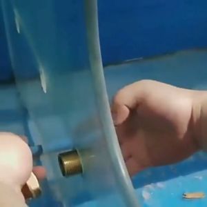 M1/2 M3/4 M1 Solid Brass Water Tank Connector DN15/DN20/DN25 Fish Tank Leak-Proof Adapter