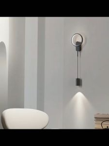 Nordic TriColor LED Wall Light for Bedroom Wall Lamp Bedside Lamps Background Lights Bracket Night Lamp Sleep Lights
