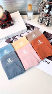 Cacti Keno 3/6Pcs Women High Waist Seamless Cotton Underpants Pure Color Soft Comfort Ladies Brief Panties M-XL