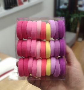 High Elasticity Seamless Hair Ties Large Size No Damage to Hair Whole Box Colorful Womens Original Design Fashion Accessories