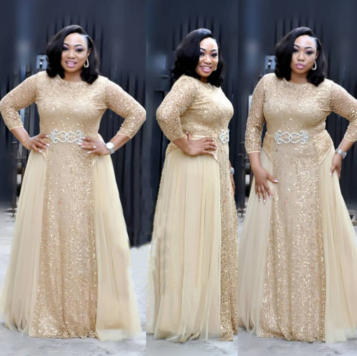 Dinner gown styles for fat ladies best sale