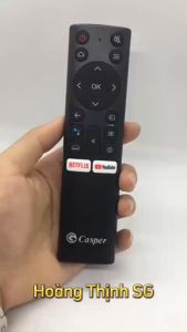 Remote điều khiển tivi Casper Mã 02 giọng nói Remote tivi casper - Tặng kèm pin - Phương Uyên