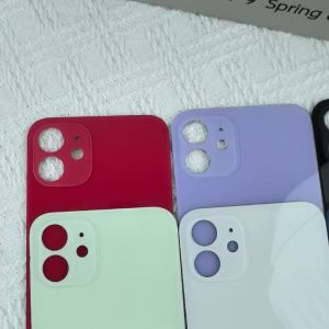 Back Cover For iPhone 12 Glass Battery Cover Door Housing Replacement Part for iPhone 12 Battery Back Cover