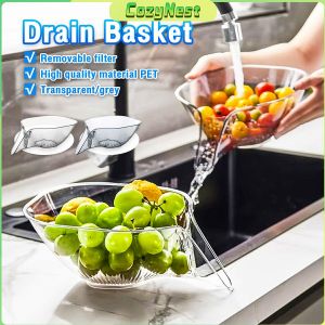 C.N. Multifunctional Drain Basket: Kitchen Vegetable Basin & Creative Fruit Plate