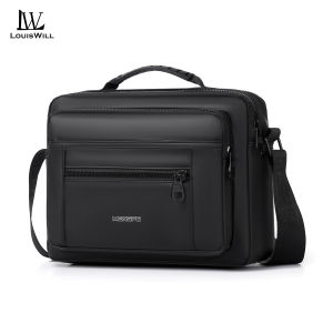 LouisWill Fashion Shoulder Bag Cross Body Bag Casual Handbag Multiple Pocket Design Large Capacity Waterproof Lightweight Casual Sport Street Bag