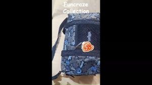 ORIGINAL DUFFEL BAG CARRY WEEKENDER BAG BLACK CAMOUFLAGE BLUE MESH DESIGN