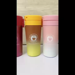 CY012 304 Stainless Steel 380ml Coffee Mug Car Thermos Mug Leak Proof Travel Thermo Cup l