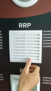 Cửa gió vuông NHỰA ABS điều chỉnh lưu lượng Era - RRP - Hàng Nhập Khẩu