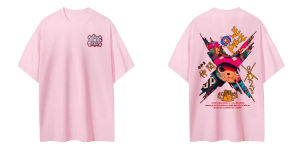 Bandai | One Piece Mens and Womens T-shirt Tony Tony Chopper Anime Cartoon Tee Summer Spring Boys Short Sleeves Parent-child Outfits