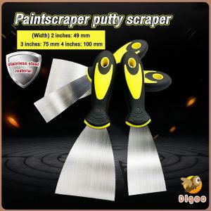 Digeo Stainless Steel Paintscraper putty scraper spatula Rubber Handle