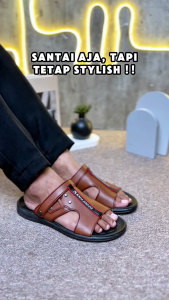 Sandal Kulit Joemen S 05 Sandal Sendal Slop Pria Outdoor Traveling New