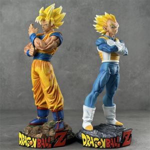 Bandai | 32cm Anime Dragon Ball Z Super Saiyan Son Goku VS Vegeta Relation Ver. GK PVC Action Figure Statue Collection Model Toys Doll
