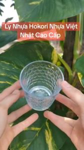 Combo 3 Cốc Nhựa Ly Nhựa Tổ Ong Việt Nhật Hokori Loại Cao Cấp - Dày Dặn Siêu Bền 300ml 450ml 1
