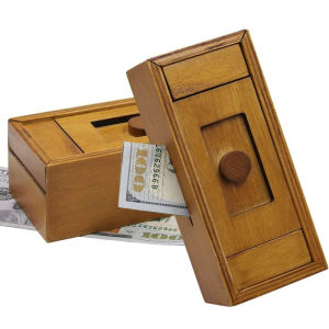 Surprise Secret Box Brain Teaser Wooden Puzzle Boxes with Hidden Compartments Creative Gift Ideas For Adults Teens Kids