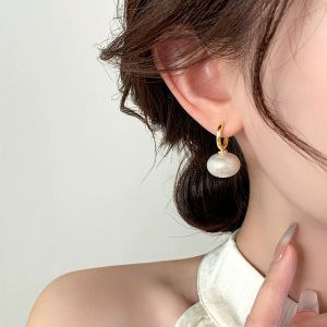 Elegant Classic Pearl Earrings S925 Sterling Silver