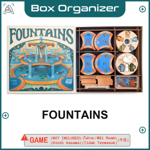 Fountains Board Game Box Organizer Insert