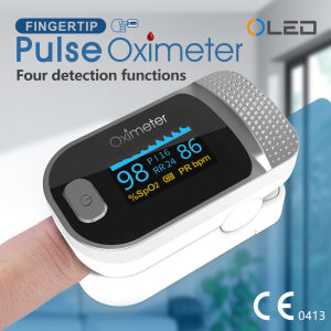 KIUZOU Finger Pulse Oximeter SPO2 PR PI RR Blood Oxygen Saturation Meter Heart Rate Monitor OLED Oximetro De Dedo