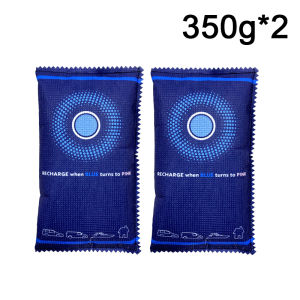 KEBUDUMEI 1/2pcs Reusable Dehumidifier Bag Silicone Cabinet Moisture Absorber Dampness Preventer Drying Bag Interior Accessories