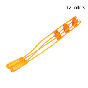 [J] Hand-held Back Shoulder Neck Muscle Massager Plastic Back Puller Fitness Physiotherapy Massage Roller Bead Pull-Back Roller
