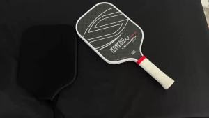 Vợt Cầu Lông Pickleball 12K Màu Đen Viền Trắng Lõi Tổ Ong Polymer 16mm Tăng Cường Độ Xoáy Và Sức Mạnh Vợt Tennis Nam