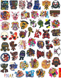 Bộ 50 Năm Đêm Tại Freddy Dán FNAF Kawaii Hoạt Hình Anime Họa Tiết Dễ Thương Đồ Trang Trí Cho Máy Tính Xách Tay Cốc Bé Trai Bé Gái Quà Tặng