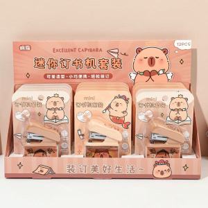 Bộ Máy Đinh Mini Capibara Bộ Máy Đinh Sách Học Sinh Nhỏ Gọn Dễ Sử Dụng Phụ Kiện Văn Phòng Phẩm Dành Cho Trẻ Em