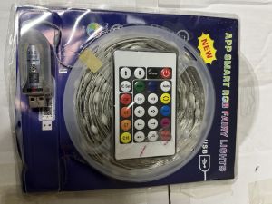 Đèn dây led hạt gạo full color  10M điều khiển bằng điện thoại nháy theo nhạc trang trí decor phòng quấn cây ngoài trời chống nước
