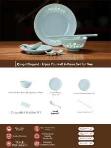Yomerto | Ceramic Tableware Set Single Person Use