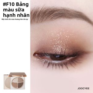 JOOCYEE |Phấn mắt 4 ô nhũ lấp lánh bắt sáng