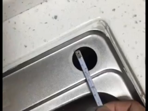 Sink Hole Cover Stainless Steel Faucet Hole Cover Universal Fit for Kitchen Basin Bathroom