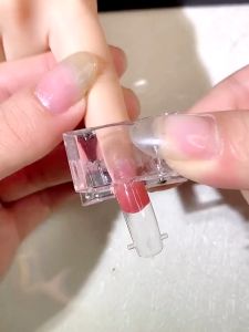 Fake Nails 100 Pcs/Box Set Nail Tips Kit Full Cover Quick Building Mold False Nail Extention