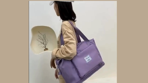 Portable Gym Bag Expansion Duffel Bag Folding Travel Bag Foldable Gym Bag with Wet Pocket Waterproof Travel Duffel Bag Expandable Lightweight Duffel Bag