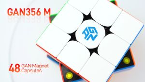 [GAN Official Store] GAN 356 M 3x3 Magnetic Speed Cube Stickerless Gans 356M Magic Cube Puzzle Toys For Children Kids Adult