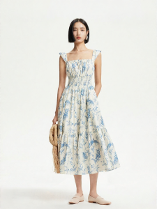 Vero Moda | Cotton Floral Lace Decor Dress