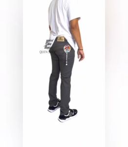 Celana Chino Panjang Pria Slimfit Fifteen Denim Kerja Harian Santai Casual Formal Abu Mocca Hitam Krem Hijau Army Navy Blue Size 27 34