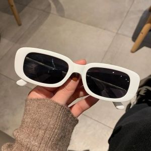 Fashion Retro Small Rectangle Sunglasses Brand Designer Vintage Travel Female Sun Glasses Eyewear Shade UV400 Protection