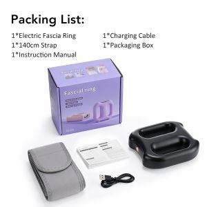 Hailicare | Electric Full-Body Fascia Ring Portable Vibration Fascia Massager Fat Burning Body Weight Loss Deep Tissue Muscle Relief & Relax