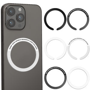 Magsafe Wireless Charging Sticker Magnetic Metal Plate Ring universal for Android and iPhone Phone Car Mount Attachment