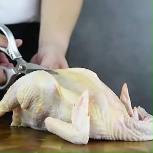 Kéo Cắt Đa Năng Lưỡi Cắt Có Móc Khui Nắp Chai Chất Liệu Hợp Kim Chống Gỉ Dùng Thuận Cả 2 Tay Dài 205mm