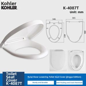Kohler | Universal Thin Slow-close Toilet Seat Cover Plate