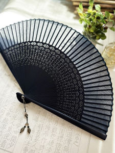 Phụ Kiện Mùa Hè Bằng Vải Lụa Cổ Điển Thường Ngày Cầm Tay Bằng Tre Nguyên Bản Màu Trơn Phong Cách Cổ Điển Cho Phụ Nữ